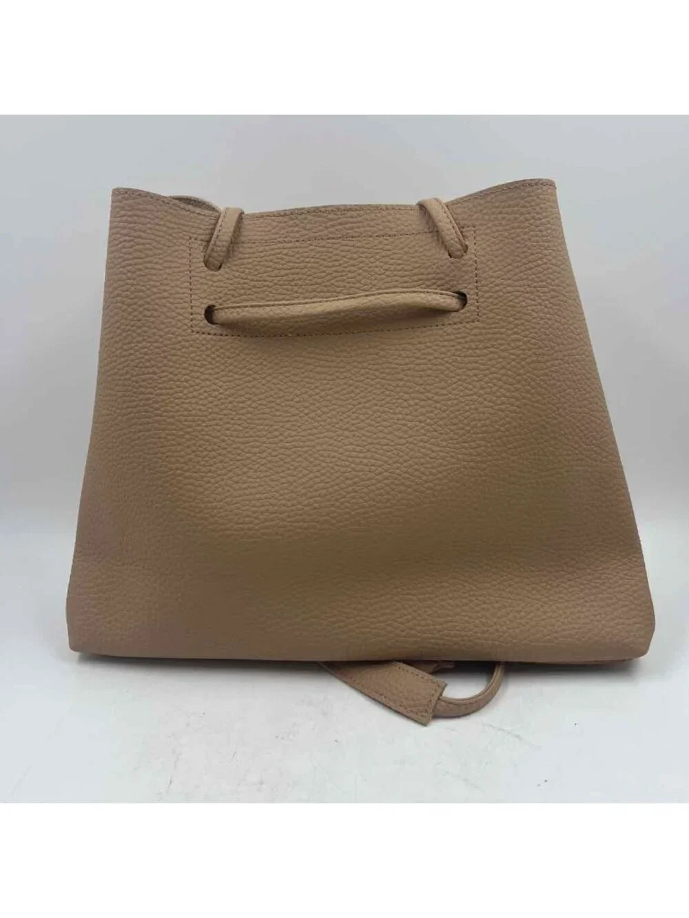 8 Other Reasons Minimalist Women's Camel pebbled Purse Vegan Leather